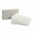 Esselte Oxford Ruled Index Cards 3x5 White, 100PK ESS40153SP